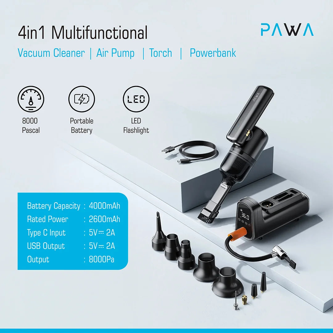 Pawa 4IN1 Multifunctional Vacuum Cleaner and Air