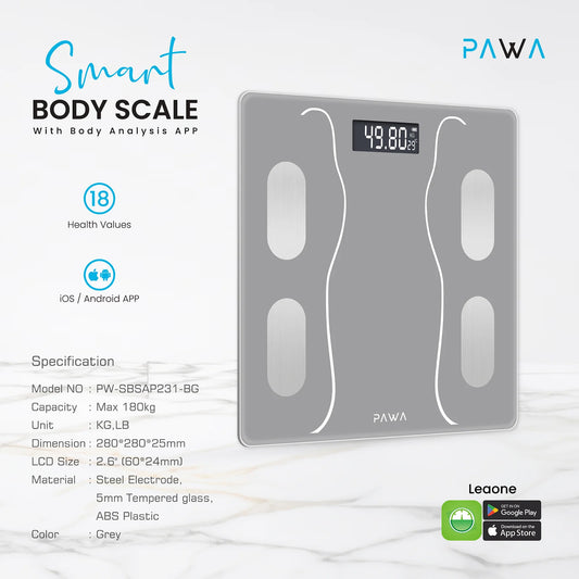 Pawa Smart Body Scale with Body Analysis APP. COST