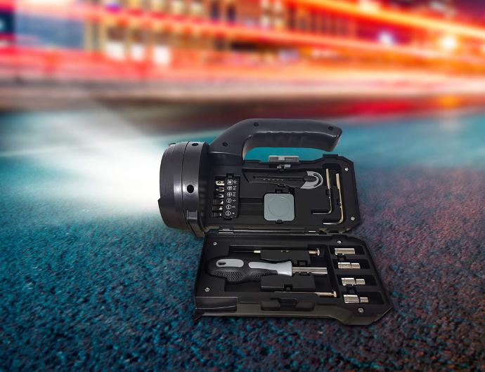 Porodo LifeStyle Flashlight Toolbox Set