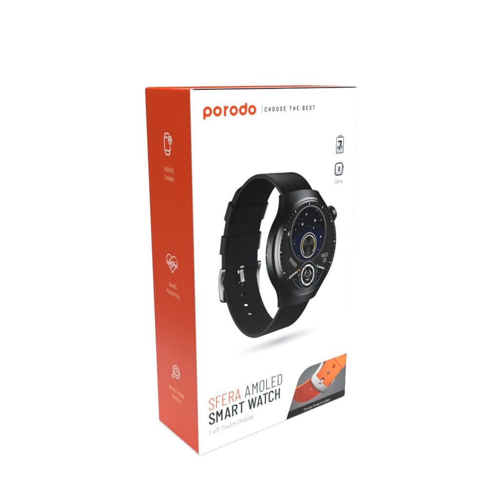 Porodo Sfera Amoled Smart Watch
