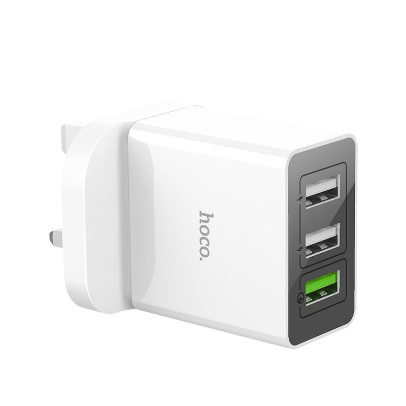 Wall charger “C48 Breakthrough” three USB ports UK