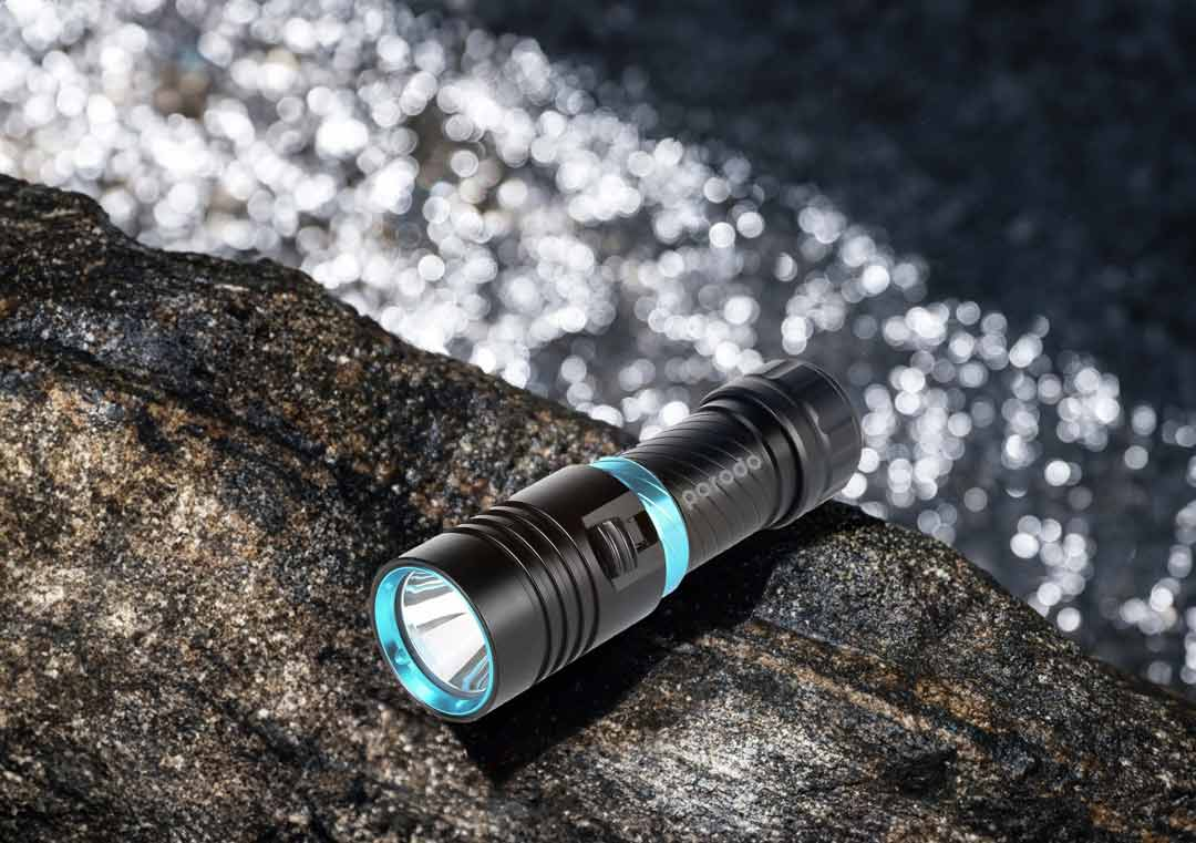 Porodo Lifestyle 1200 Lumens Waterproof Flashlight