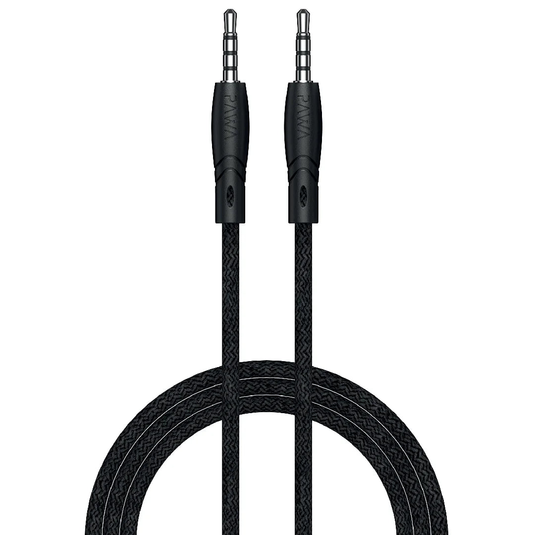 Pawa Nylon Braided 3.5mm Audio Cable 1.2m4ft