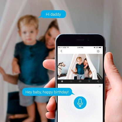 EZVIZ C6TC, 1080p WiFi Smart Home Security Camera, Surveillance Camera with Motion Tracking, 360° Rotating, Two-Way Talk, Brilliant Night Vision, Works with Alexa