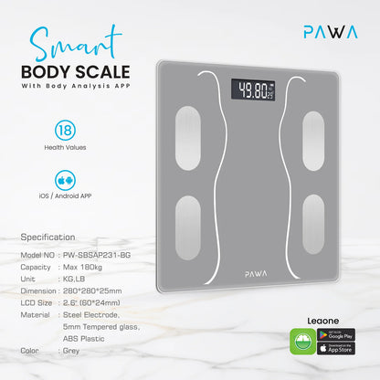Pawa Smart Body Scale with Body Analysis APP. COST