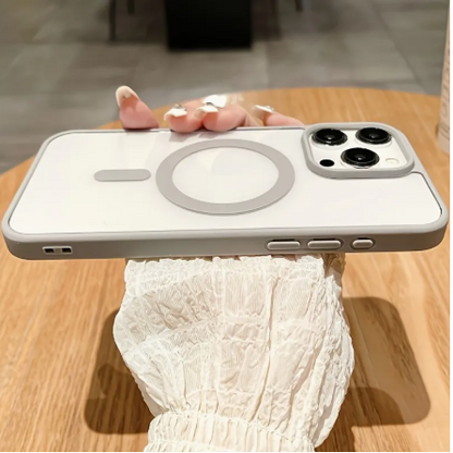 Transparent Acrylic Magnetic Mobile Phone Case