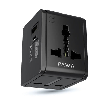 Pawa Universal Travel Adapter With PD + QC port 20W