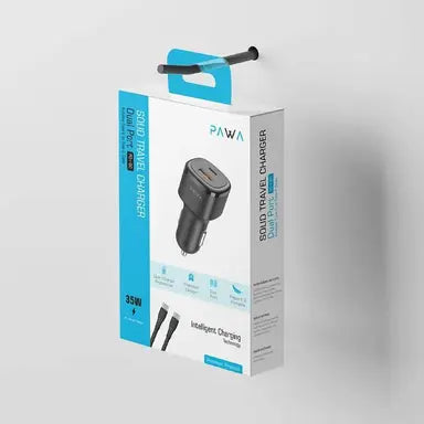 Pawa Solid Travel Charger Type-C to C PD+QC 48W