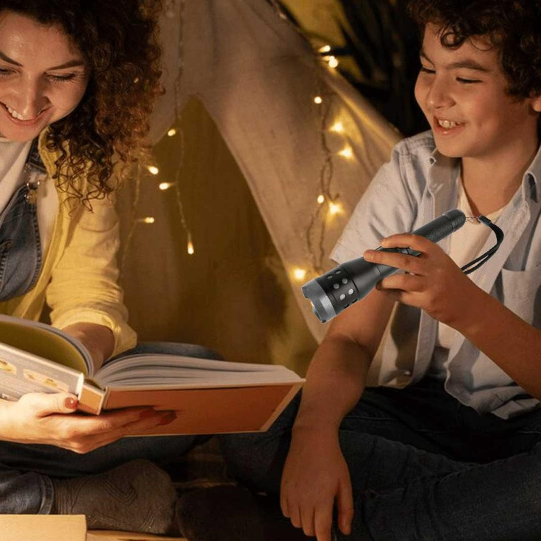 Lifestyle By Porodo Slim Outdoor Flashlight High Intensity Light