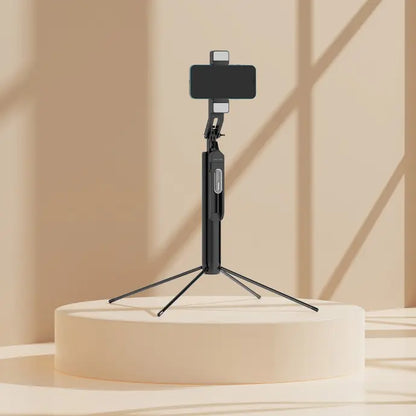 Porodo 360° Tilt Handle Media Pod Folding Quad Base