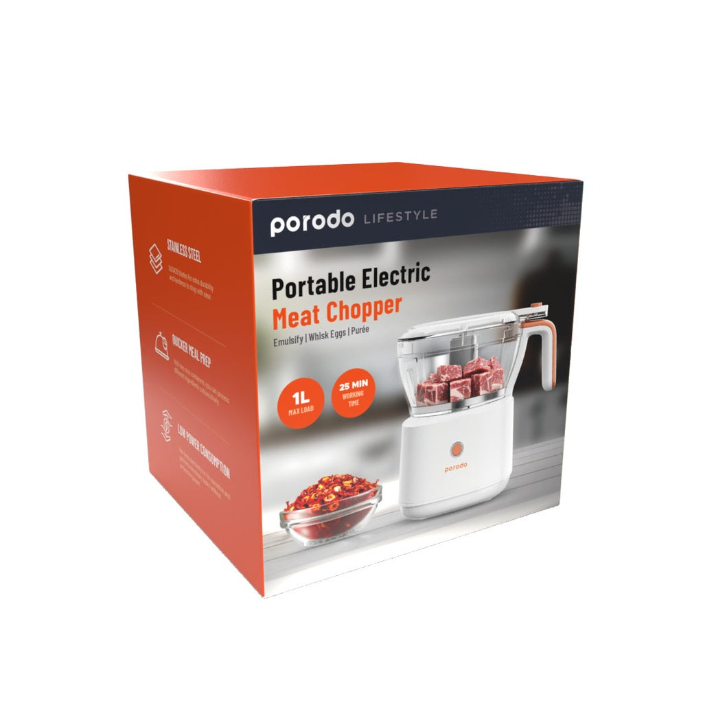 Porodo Lifestyle Portable Electric Meat Chopper