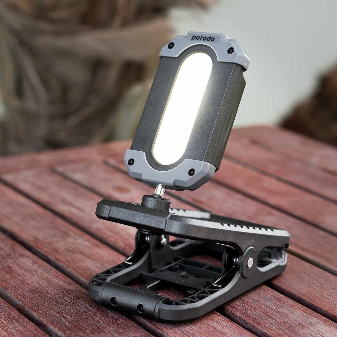 Porodo LifeStyle Magnetic 4000mAh Outdoor Lamp With Phone Charging Output
