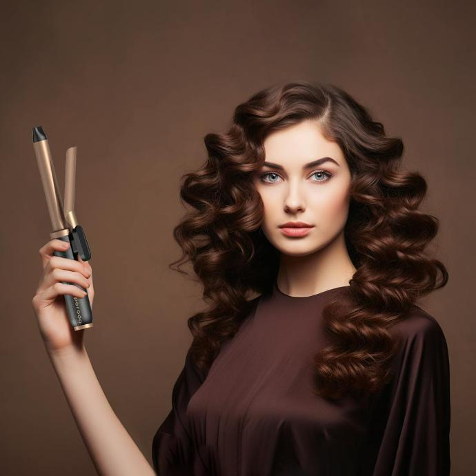 Porodo Lifestyle Cordless Curling Iron Advanced Ceramic Coated Plates