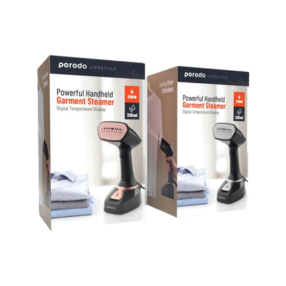 Porodo Lifestyle Handheld Garment Steamer Digital Temperature Display