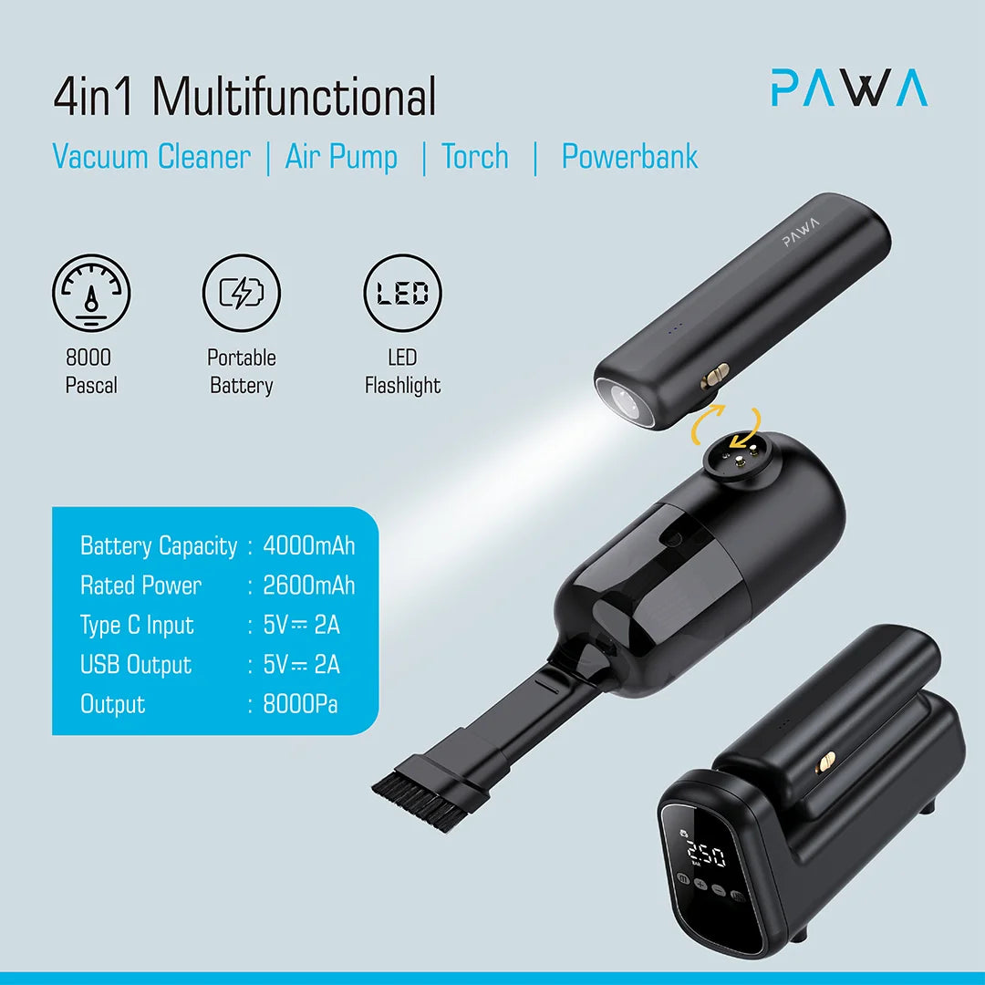 Pawa 4IN1 Multifunctional Vacuum Cleaner and Air