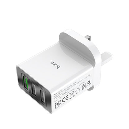 Wall charger “C48 Breakthrough” three USB ports UK