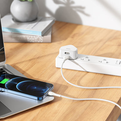 Wall charger “C90B Grandiose” dual port UK set with cable