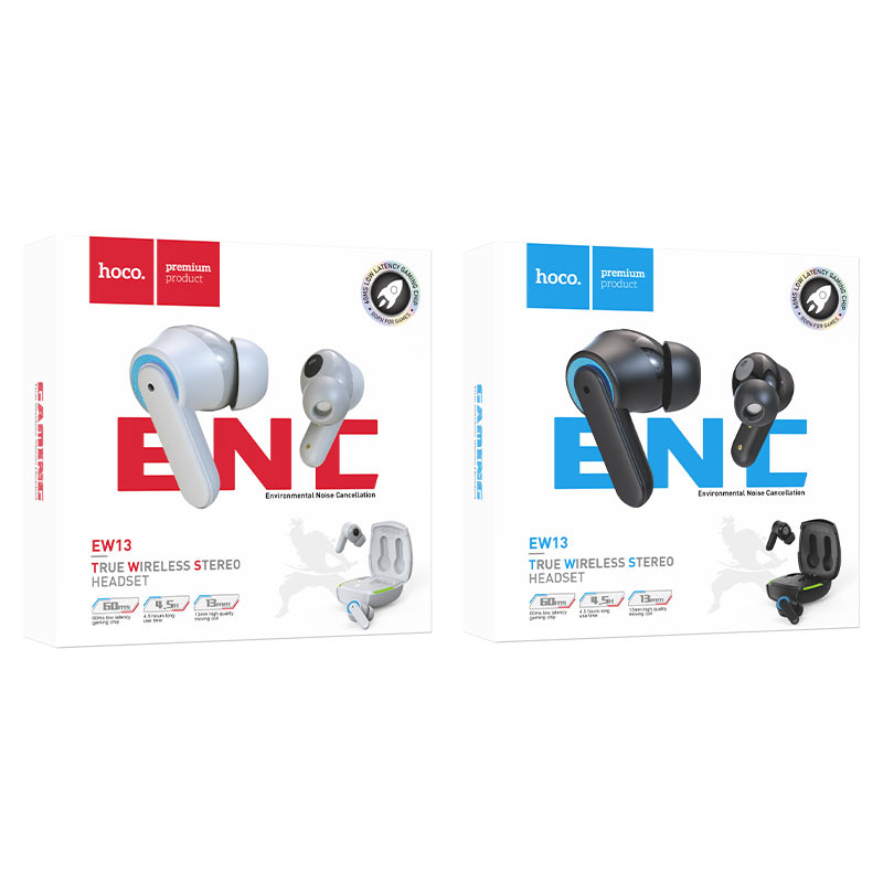 EW13 Magic flow true wireless ENC noise cancelling BT gaming headset
