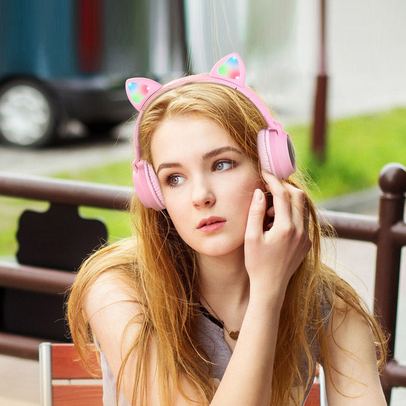 W27 Cat ear wireless headphones