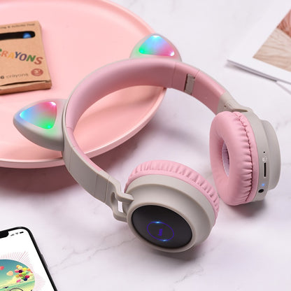 W27 Cat ear wireless headphones
