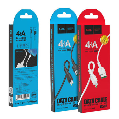 Cable USB to Micro-USB “X33 4A Surge” charging data sync
