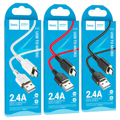 Cable USB to Micro-USB “X95 Goldentop”