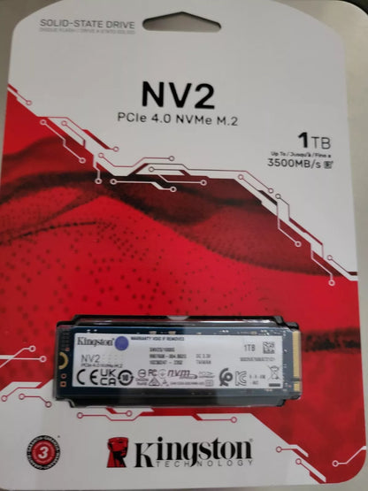Kingston NV2 1TB PCIe 4.0 NVMe M.2 2280 Internal Solid State Drive - Gen 4x4 SSD