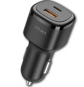 Pawa Solid Car Charger 2.4A Auto-ID